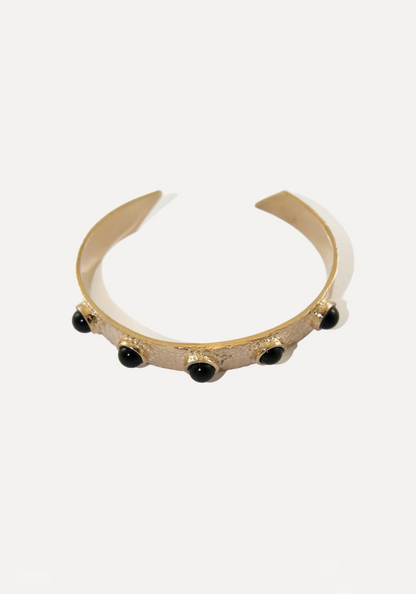 Bracelet Doré avec Onyx