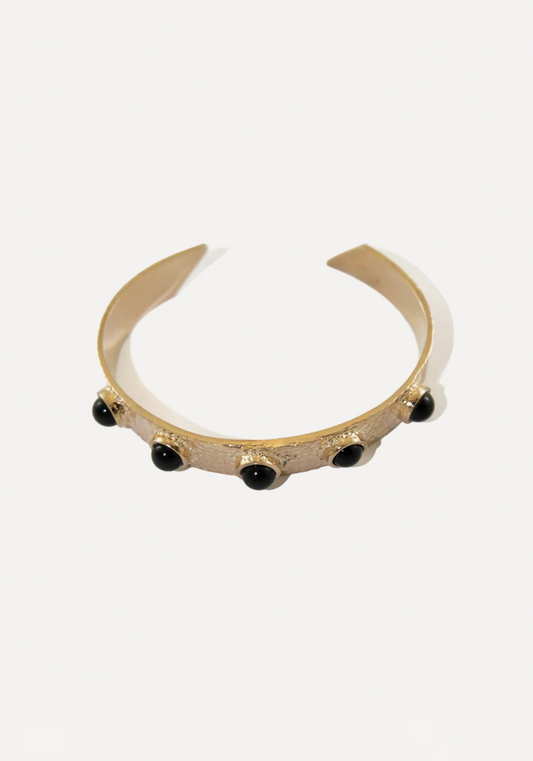 Gold Bracelet with Ônix